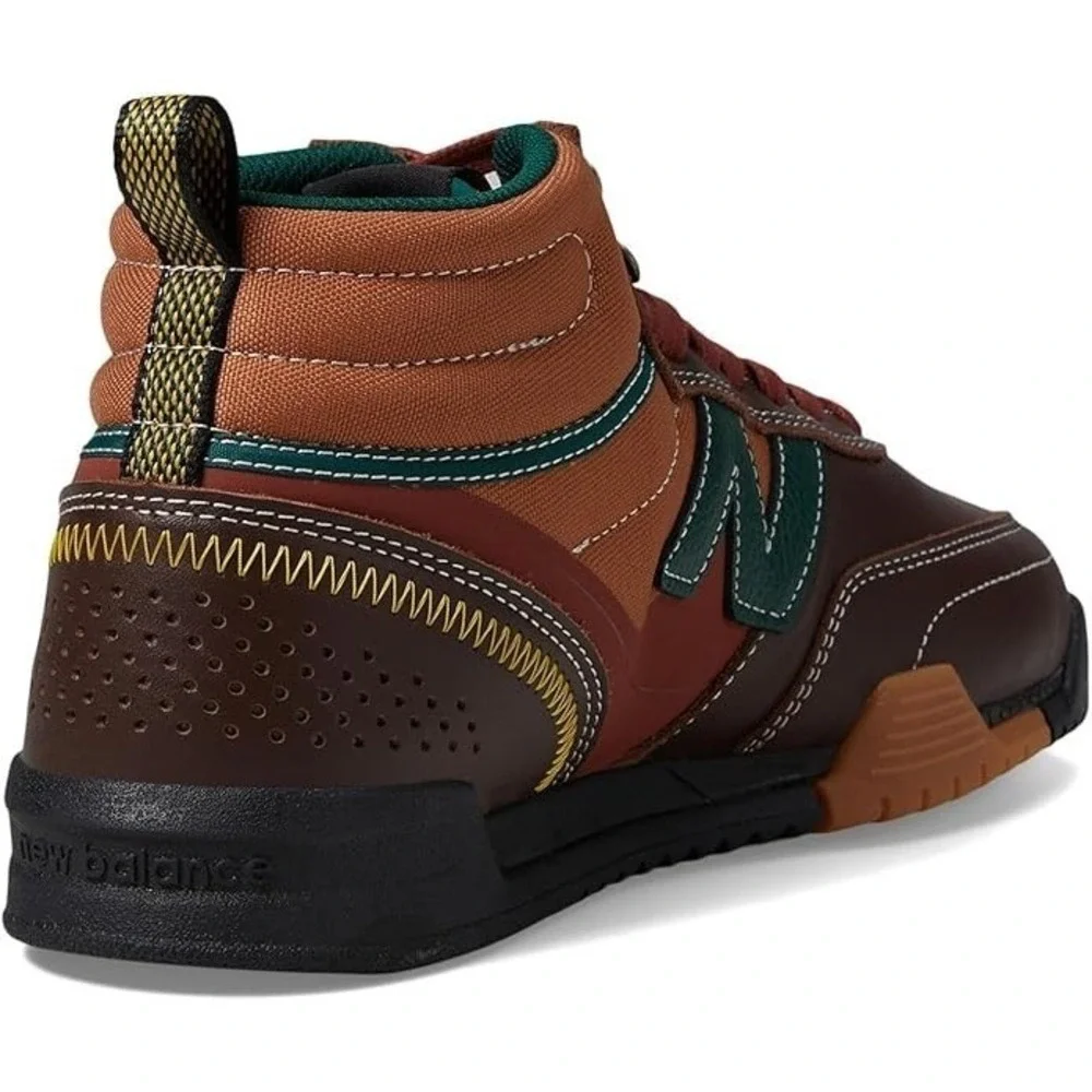 New Balance Numeric 440V2 Mens Sz 7.5 Trail High Sneakers Shoes  Brown Green NEW
